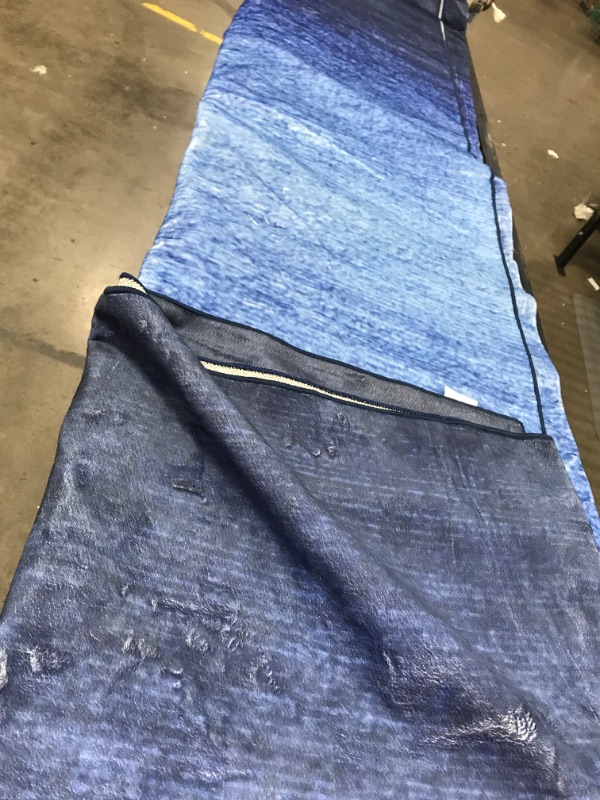 Photo 1 of 8'X10' Blue Area Rug(Unknown brand)