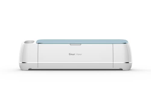 Photo 1 of CRICUT MAKER IN BLUE & DIGITAL CONTENT LIBRARY BUNDLE - SMART CUTTING MACHINE - CUTS 300+ MATERIALS, HOME DECOR & MORE, BLUETOOTH CONNECTIVITY, COMPATIBLE WITH IOS, ANDROID, WINDOWS & MAC
