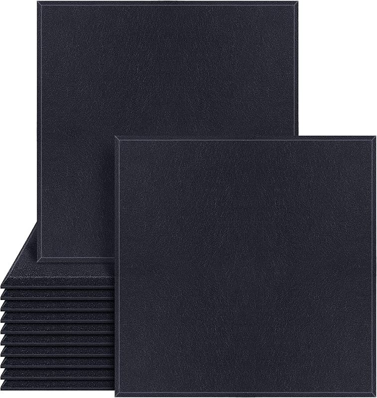 Photo 1 of **USED** Upgraded 9 Pack Acoustic Panels Sound Proof Foam Panels Sound Proof Padding, 12"X12"X  (Black)
