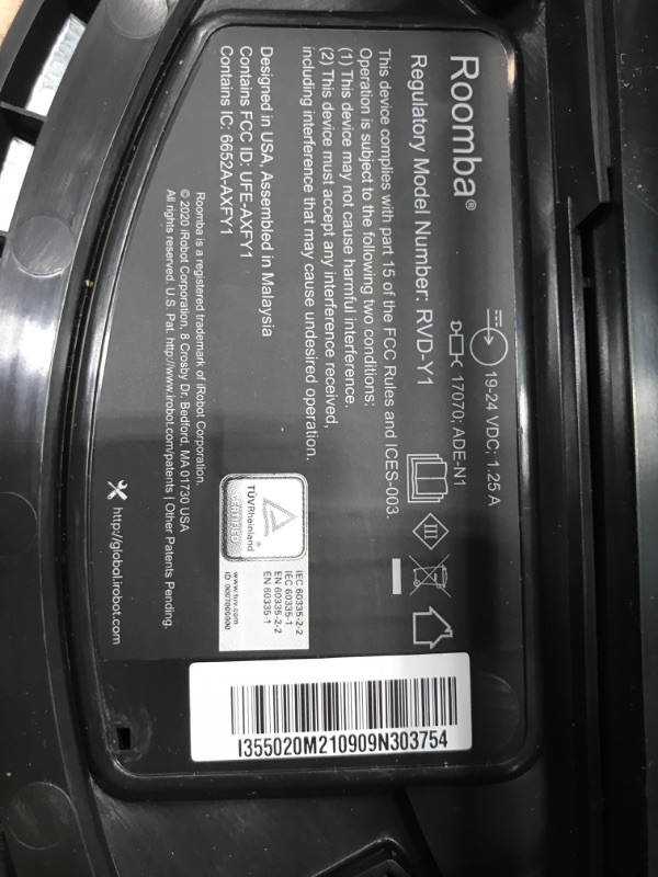 Photo 5 of iRobot Roomba i3+ EVO (3550) Self-Emptying Robot Vacuum – Now Clean By Room With Smart Mapping, Empties Itself For Up To 60 Days, Works With Alexa, Ideal For Pet Hair, Carpets?
