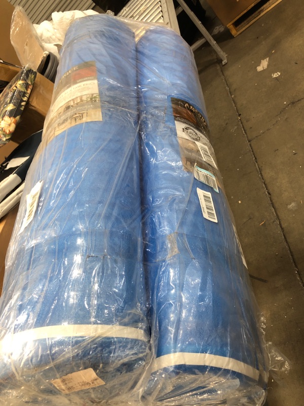 Photo 2 of **USED** 600Sqft AMERIQUE Premium 3 Mm Thick Flooring Underlayment Padding with Tape & Vapor Barrier 3 in 1 Heavy Duty Foam (600SF Total, 200SF/Roll), 600 Sq.', Royal Blue (Pack of 3) 600 Square'. Royal Blue