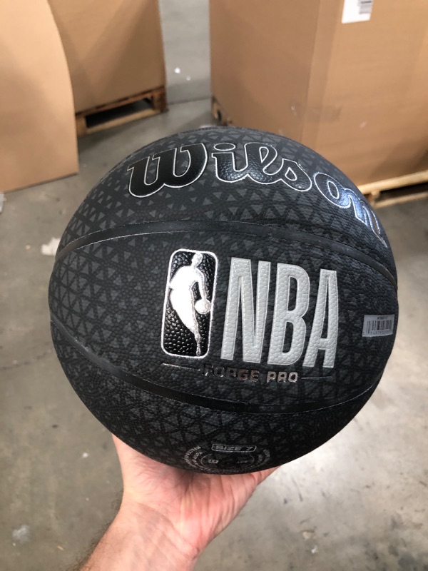 Photo 2 of **USED** WILSON NBA Forge Series Outdoor Basketballs Forge Pro Black Size 7 - 29.5"