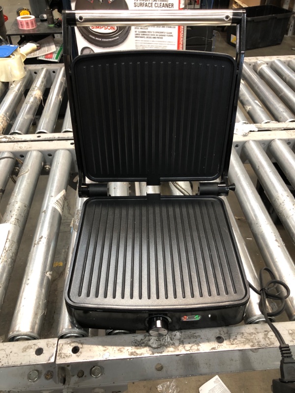 Photo 2 of **USED/SCRATCH DAMAGE** OSTBA Panini Press and 3 in 1 Sandwich Maker