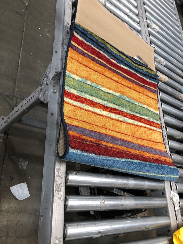 Photo 2 of **USED** Mohawk Home Rainbow Area Rugs, 2 ft x 5 ft, Multi 2' x 5' Multi