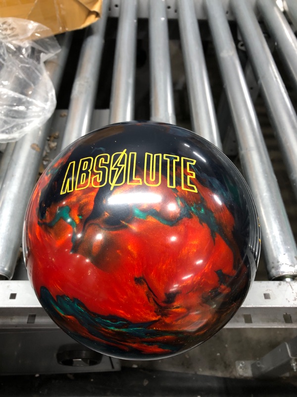 Photo 2 of ***UNDRILLED BOWLING BALL***Storm Absolute Bowling Ball- Copperhead/Jade/Phantom Black 15lbs