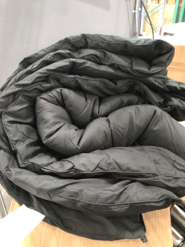 Photo 2 of 1300 Series All Season Goose Down Alternative Comforter Full/Queen / Black Full/Queen Black