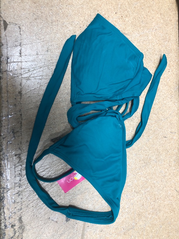 Photo 2 of Junior' Wrap Front Bralette Bikini Top - Xhilaration™
SIZE SMALL