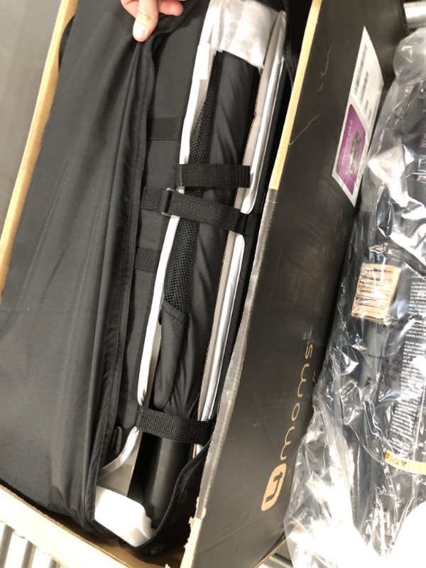 Photo 4 of 4moms Breeze Plus Portable Playard with Removable Bassinet and Baby Changing Station, Easy One-Handed Setup, from The Makers of The mamaRoo
