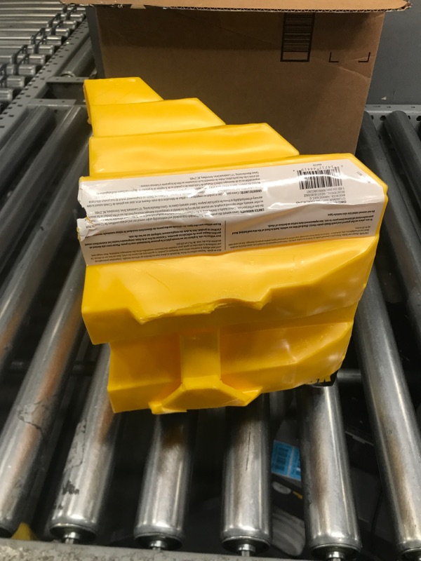 Photo 2 of Camco Heavy Duty Big Yellow Chock - Helps Keep Your Trailer in Place So You Can Re-Hitch, Honeycomb Design for Extra Strength and Durability (44419) 1 Pack Big Yellow Wheel Chock