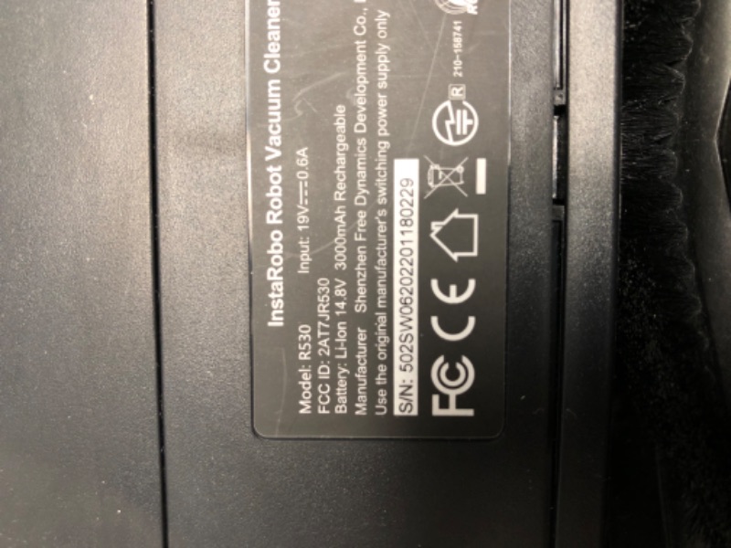 Photo 1 of InstaRobo R1 Robot Vacuum and Mop, Multi-Floor Mapping, Lidar Navigation, No-go Zones, Selective Room Cleaning, 2000Pa Suction, Wi-Fi Connected, Alexa Voice Control, 150 Mins Run Time Robotic Vacuum