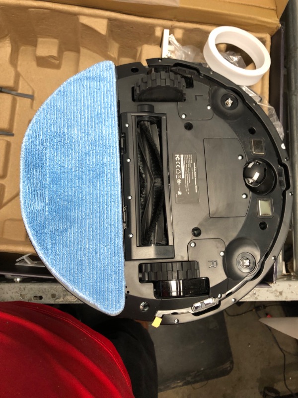 Photo 1 of InstaRobo R1 Robot Vacuum and Mop, Multi-Floor Mapping, Lidar Navigation, No-go Zones, Selective Room Cleaning, 2000Pa Suction, Wi-Fi Connected, Alexa Voice Control, 150 Mins Run Time Robotic Vacuum