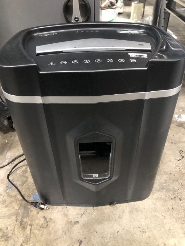 Photo 3 of Aurora AU1640XA Anti-Jam 16 Sheet Crosscut Paper/CD and Credit Card/ 5 Gal Pullout Basket Shredder, 30 Minutes Continuous Run Time 16-sheet CrossCut/CD/30-min