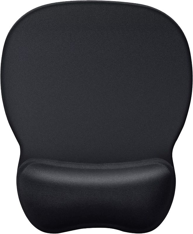 Photo 1 of 7 PACK: MROCO Ergonomic Mouse Pad with Wrist Support Gel Mouse Pad with Wrist Rest, Comfortable Computer Mouse Pad for Laptop, Pain Relief Mousepad with Non-slip PU Base for Office & Home, 9.4 x 8.1 in, Black