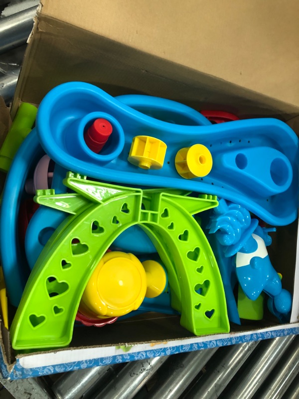 Photo 1 of Bennol Sand Water Table Toys for Toddlers Kids, 3-Tier Outdoor Sand and Water Play Table Toys for Toddlers Kids, Water Activity Tables Beach Toys for Outside Backyard for Toddlers Age 3-5