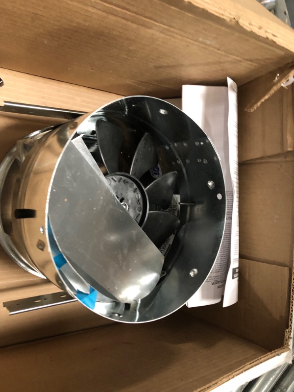 Photo 6 of Broan-NuTone 505 Exhaust Fan, White Vertical Discharge Ceiling Ventilation Fan, 8.5 Sones, 200 CFM, 8"