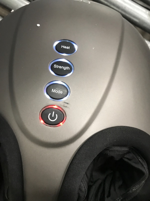 Photo 1 of Breo Foot Massager Machine with Heat, Shiatsu Deep Tissue Kneading, Rolling Massage for Relief, Fits Feet Up to Men Size 12 1 Count (Pack of 1)