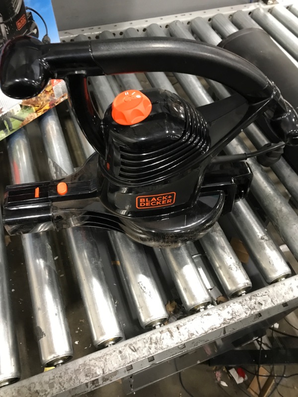 Photo 3 of BLACK+DECKER 3-in-1 Electric Leaf Blower, Leaf Vacuum, Mulcher, 12-Amp (BV3100)