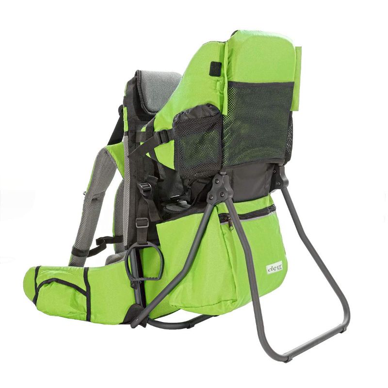 Photo 1 of ClevrPlus Cross Country Baby Backpack Hiking Child Carrier Toddler Green
