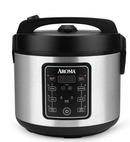 Photo 1 of Aroma 20 Cup Digital Multicooker & Rice Cooker - Stainless Steel

