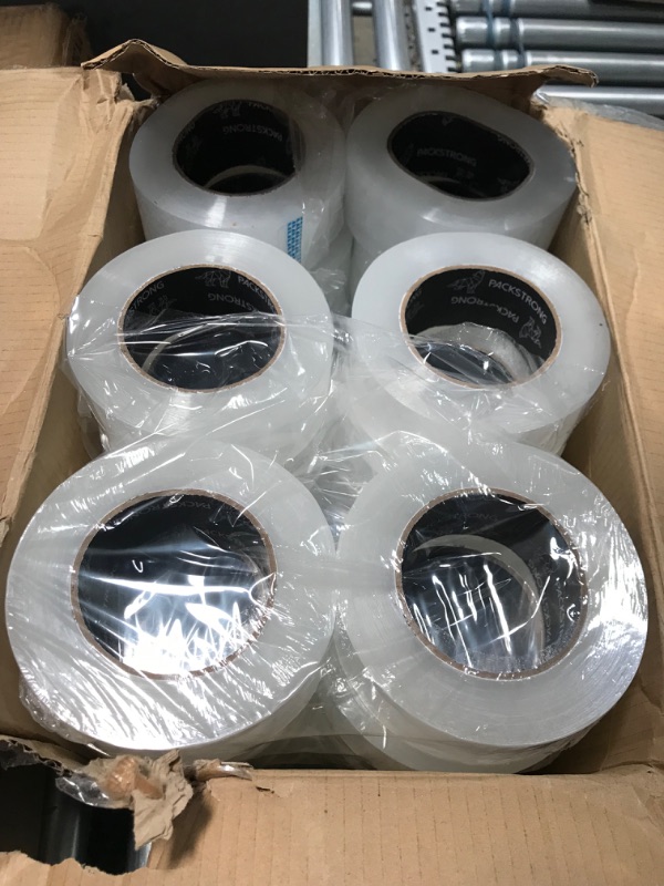 Photo 2 of Industrial Grade Clear Packing Tape (36 Rolls), 110 Yds/Roll - 2 Wide x 3.1 mil