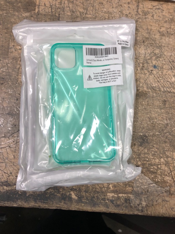 Photo 1 of [3-Pack] Cbus Wireless Flex-Gel Silicone TPU Case Compatible with iPhone 11 Pro Max (Purple, Turquoise, Green)