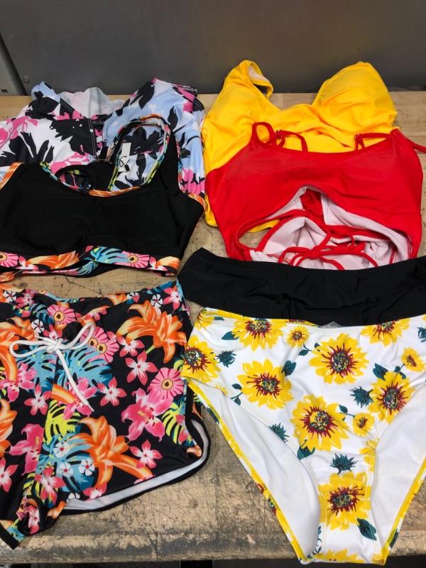 Photo 1 of BUNDLE OF ASSORTED BATHING SUITS (ITEMS 7) (M/XL)