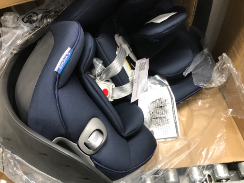 Photo 3 of Cybex Sirona S Rotating Convertible Car Seat with SensorSafe 2.1, Children Newborn to Four Years, Easy Child Load, Infant Baby Toddler Preschooler, Indigo Blue Car Seat Indigo Blue