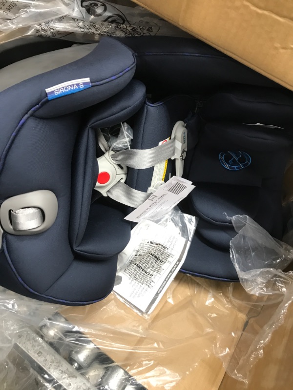 Photo 4 of Cybex Sirona S Rotating Convertible Car Seat with SensorSafe 2.1, Children Newborn to Four Years, Easy Child Load, Infant Baby Toddler Preschooler, Indigo Blue Car Seat Indigo Blue