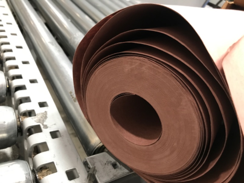 Photo 1 of 36 in. x 166 ft. Heavy-Weight Red Rosin Paper
