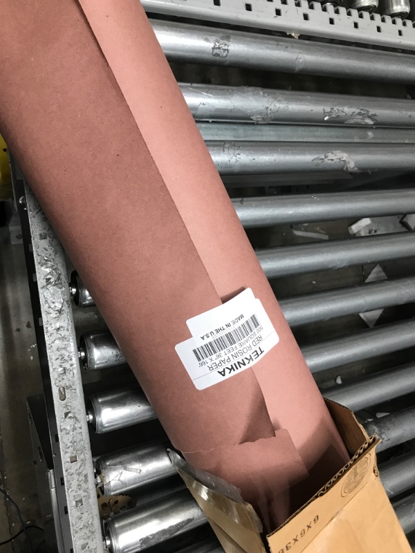 Photo 1 of 36 in. x 166 ft. Heavy-Weight Red Rosin Paper
