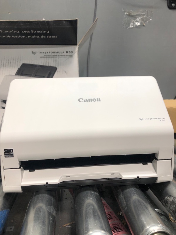 Photo 2 of Canon imageFORMULA R30 Office Document Scanner, Auto Document Feeder and Duplex Scanning, Plug-and-Scan Capability, No Software Installation Required