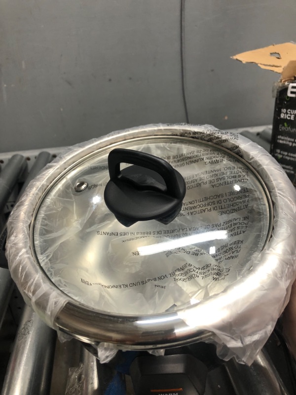 Photo 3 of Elite Gourmet ERC2010B# Electric 10 Cup Rice Cooker with 304 Surgical Grade Stainless Steel Inner Pot Makes Soups, Stews, Grains, Cereals, Keep Warm Feature, 10 cups cooked (5 Cups uncooked), Black 10 Cups Cooked Black