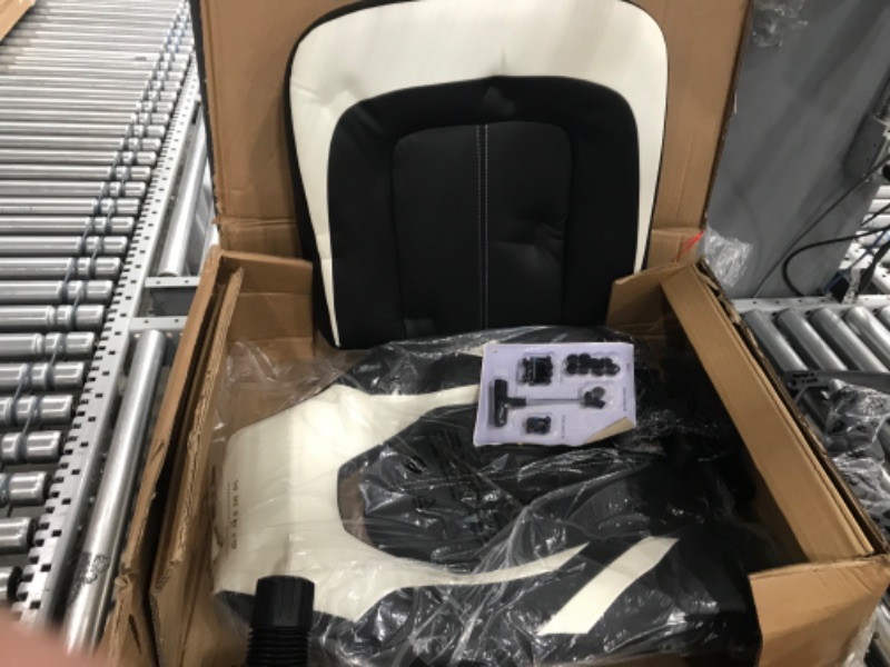 Photo 1 of Ergonomic Gaming Office Chair - Computer Desk Chair, PU Leather Executive Swivel Chair with Padded Seat Cushion and Lumbar Support for Working, Studying, Gaming
