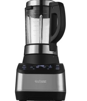 Photo 1 of Galanz Multi Countertop Cooking Blender, 8 Preset Functions For Soup, Saute, Smoothies & Milkshake, 3 Speed Settings, 60Oz, LED Touch Control, 1000W, Black
