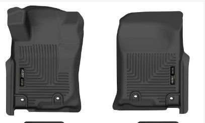 Photo 1 of Husky Liners Weatherbeater Series | Front Seat Floor Liners - Black | 99571 | Fits 2014-2022 Lexus GX460, 2013-2022 Toyota 4Runner Black Weatherbeater Front Seat Floor Mats