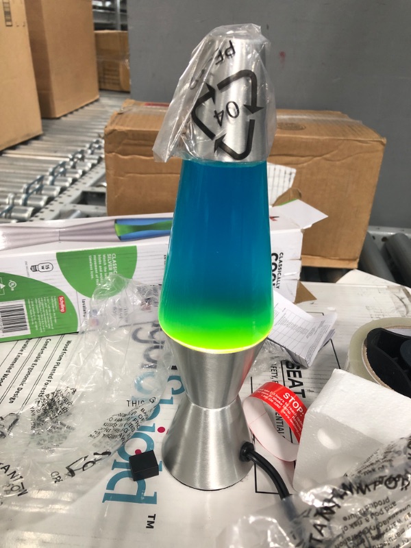 Photo 2 of 11.5 Motion Lava Lamp White/Blue - Lava Lite