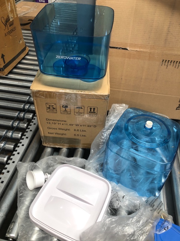 Photo 2 of (PARTS ONLY)ZeroWater ZJ-004S, Refillable Filtered Water Cooler Jug, 5 Gallon Capacity, NSF Certified to Reduce Lead, Other Heavy Metals and PFOA/PFOS