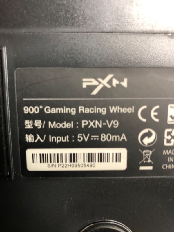 Photo 1 of PXN V9 Gaming Racing Wheel with Pedals and Shifter, Steering Wheel for PC, Xbox One, Xbox Series X/S, PS4, PS3 and Nintendo Switch