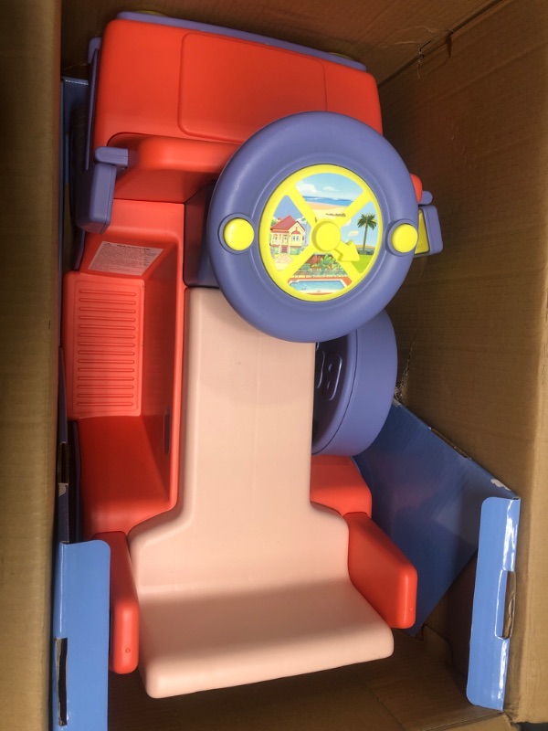 Photo 2 of *Unable to Test-Missing Charger* Bluey 6V Ride On Car for Toddlers - Interactive Electric Car for Kids with Sound Effects & Music, Riding Toy for Boys & Girls, Includes 6V Rechargeable Battery & Charger