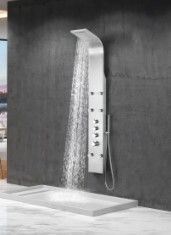 Photo 1 of 48"Thermostatic Shower Panel with Single Function Rain Shower Head with 6 Jet Body Sprays
