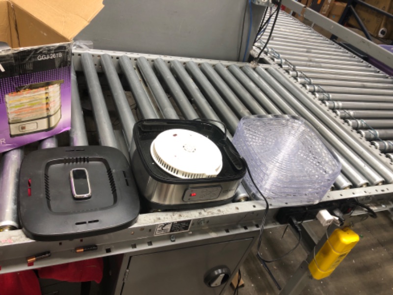 Photo 1 of CRACKED/BROKEN TRAY CORNERS***OSTBA Food Dehydrator Machine Adjustable Temperature & 72H Timer, 5-Tray Dehydrators for Food and Jerky, Fruit, Dog Treats, Herbs, Snacks, LED Display, 240W Electric Food Dryer, Recipe Book Electronic Control