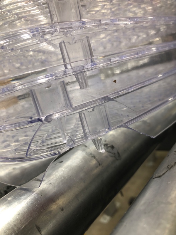 Photo 1 of CRACKED/BROKEN TRAY CORNERS***OSTBA Food Dehydrator Machine Adjustable Temperature & 72H Timer, 5-Tray Dehydrators for Food and Jerky, Fruit, Dog Treats, Herbs, Snacks, LED Display, 240W Electric Food Dryer, Recipe Book Electronic Control