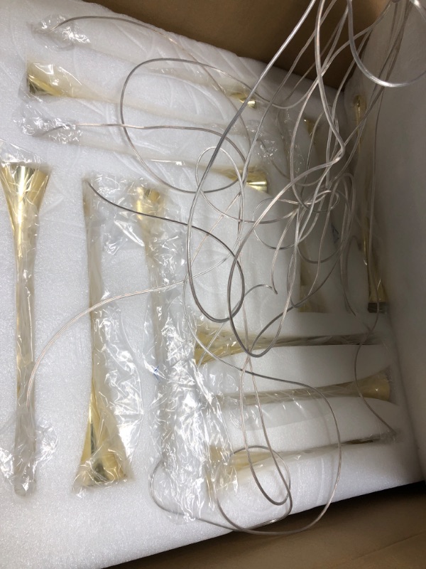 Photo 1 of 128" High Ceiling Chandeliers Dimmable Bubble Chandeliers Lighting Lamparas de techo Long Chandeliers for HIGT Ceilings Staircase Large Chandelier Entrway Crystal Chandelier Dimming LED incl Bulb
