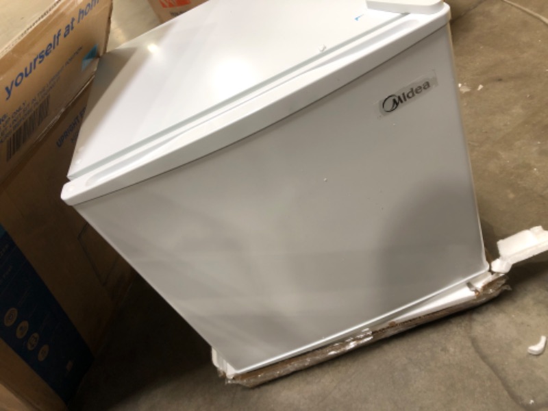 Photo 2 of Midea MRU01M3AWW Freezer, 1.1 Cubic Feet, White, 30 Pounds White 1.1 Cubic Feet Freezer