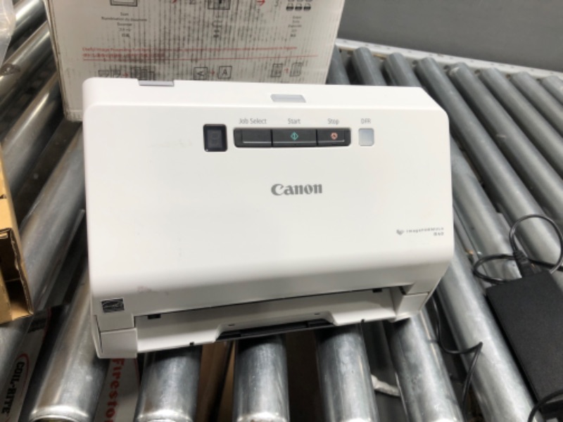 Photo 2 of *NON FUNCTIONAL* Canon imageFORMULA R40 Office Document Scanner For PC and Mac, Color Duplex Scanning, Easy Setup For Office Or Home Use, Includes Scanning Software R40 Document Scanner