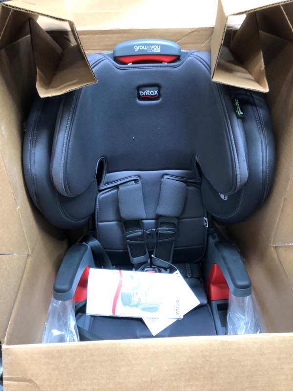 Photo 2 of Britax Grow with You ClickTight Harness-2-Booster Car Seat, Cool N Dry - Cool Flow Moisture Wicking Fabric ClickTight Cool n Dry