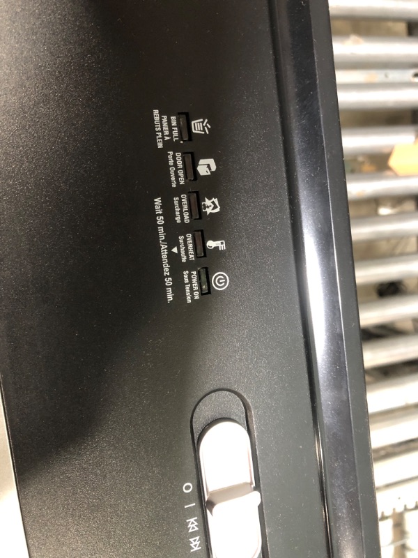 Photo 1 of NON FUNCTIONING POWER**Amazon Basics 18-Sheet Micro-Cut Paper, CD, and Credit Card Shredder 18 Sheet Shredder