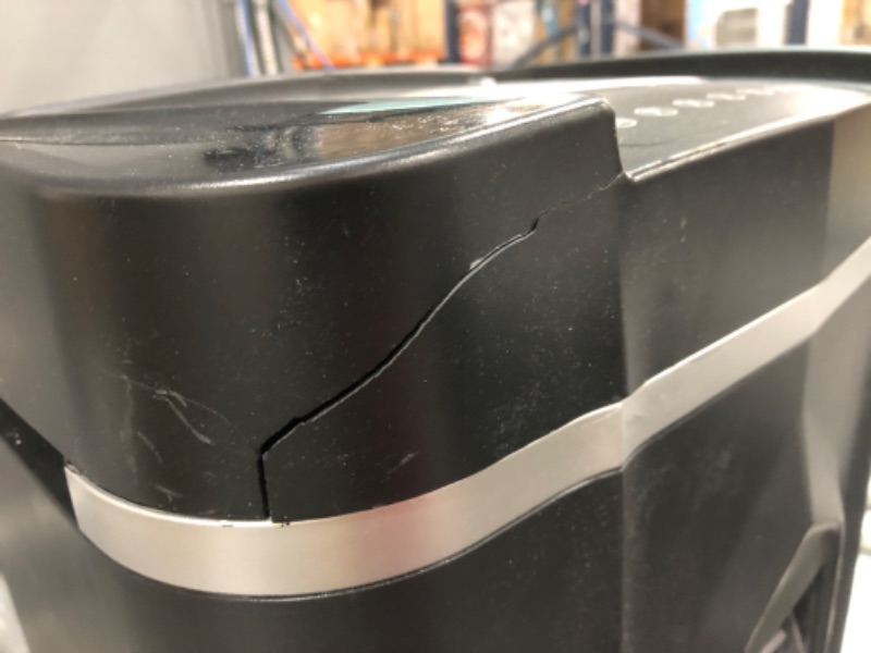 Photo 1 of NON FUNCTIONAL DUE TO "OPEN DOOR" LIGHT; CRACKED**Aurora AU1210MA Professional Grade High Security 12-Sheet Micro-Cut Paper/ CD and Credit Card/ 60 Minutes Continuous Run Time Shredder