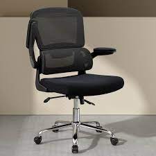 Photo 1 of Logicfox Ergonomic Office Chair, Breathable Mesh Chair with Adjustable Height, Computer Chair with a Double Lumbar Support and Flip-up Arms, Home Office Desk Chair with 90°-130° Tilt Function
