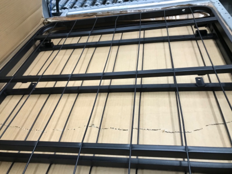 Photo 2 of **No Mattress** Zinus Shawn 14 Inch Metal SmartBase Bed Frame / Platform Bed Frame / No Box Spring Needed / Sturdy Steel Frame